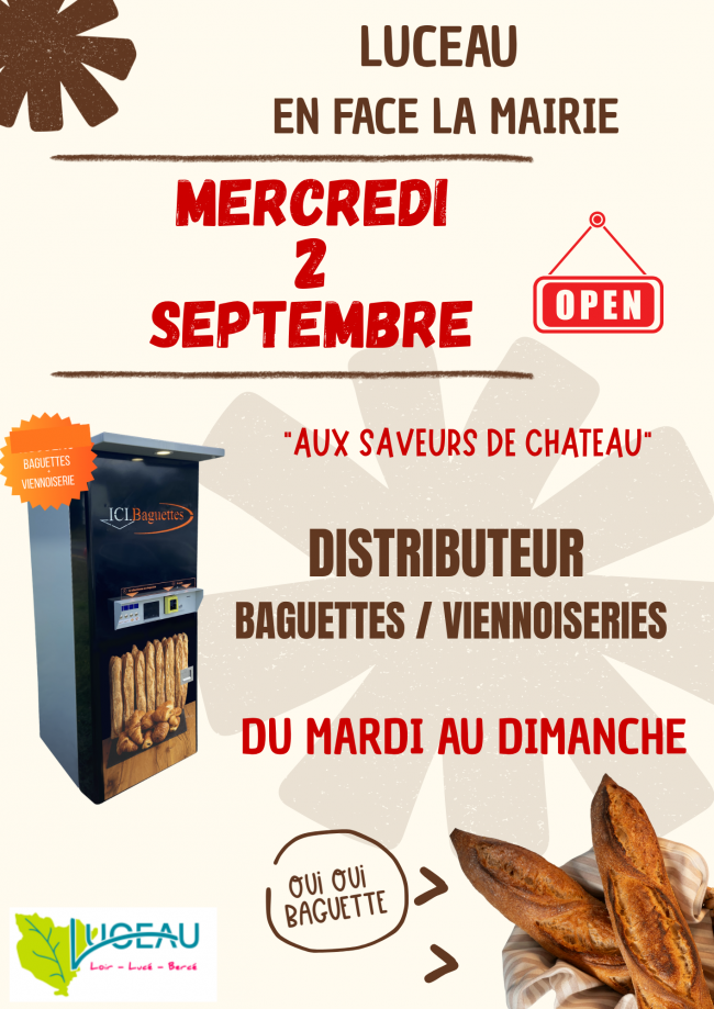 Baguette Marron et Beige Simple Baguette Alimentation Affiche(1)